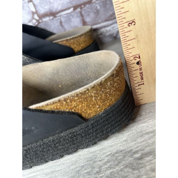 Birkenstock Papillio Arizona Platform Vegan Black Birko-Flor Sandals Women 40EU - Picture 12 of 16